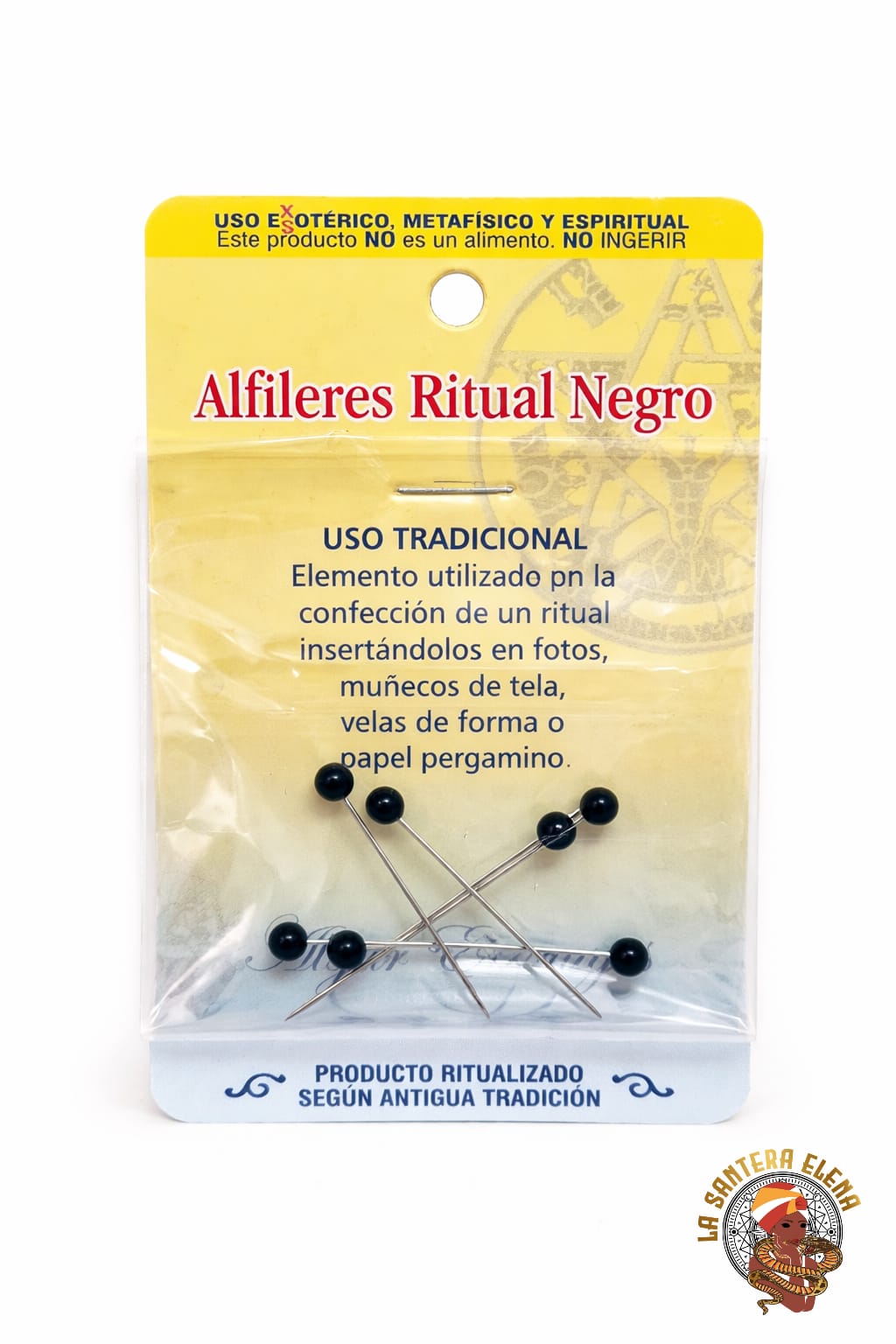 alfiler negro