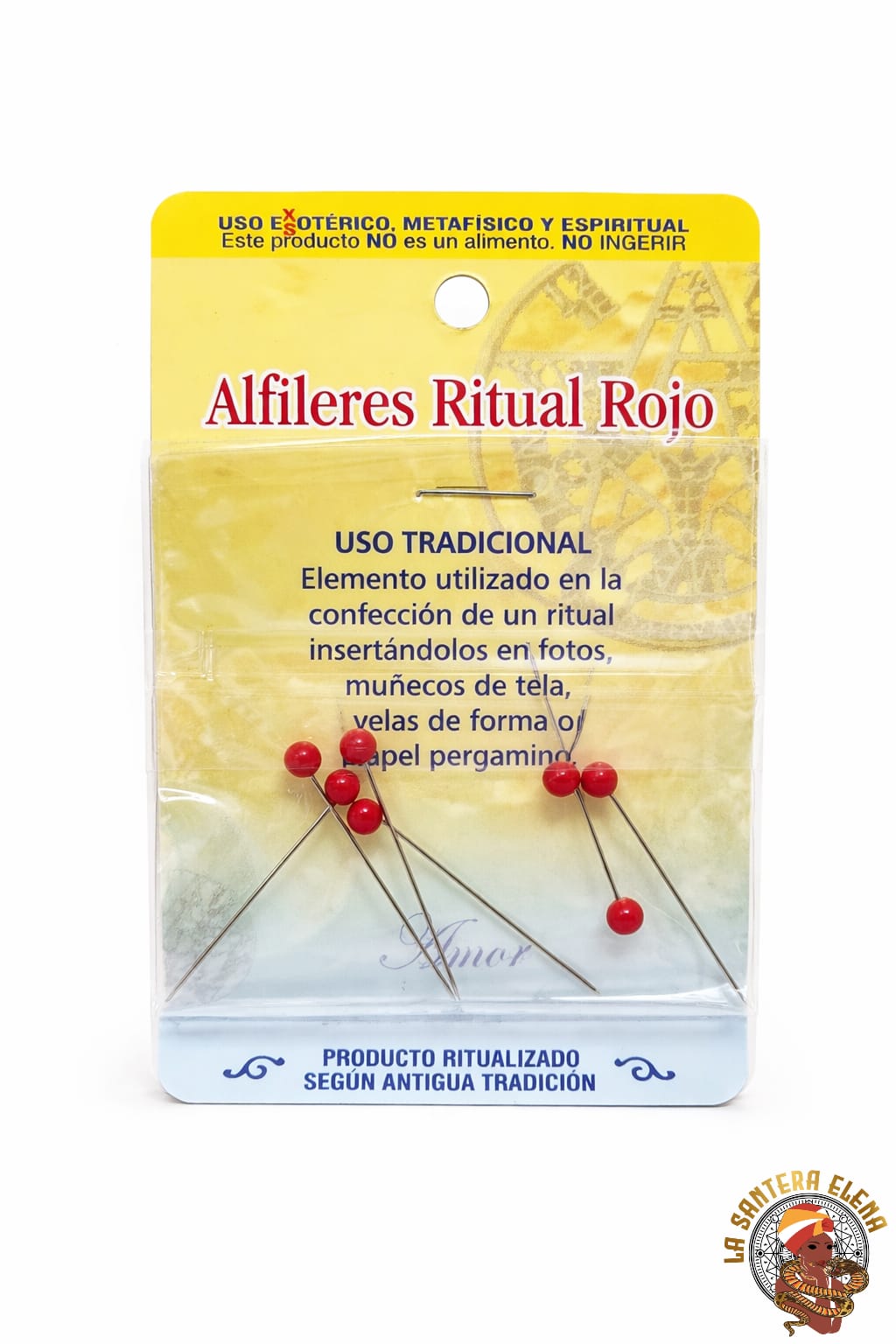 alfiler rojo