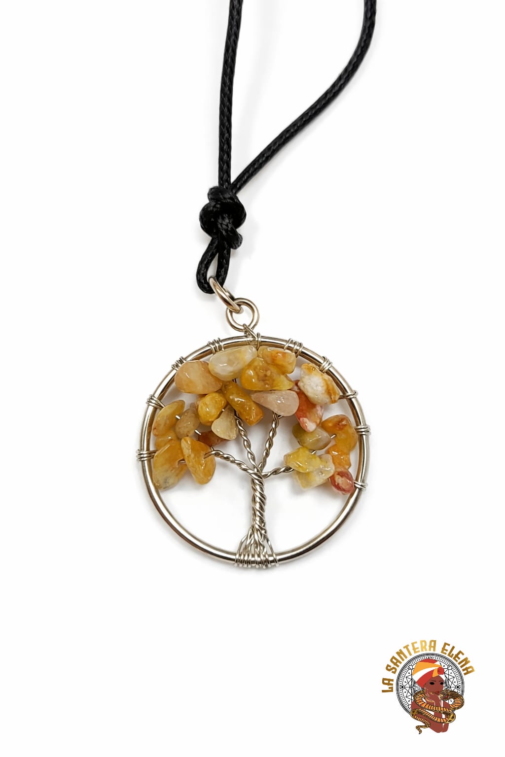 colgante arbol de la vida calcita