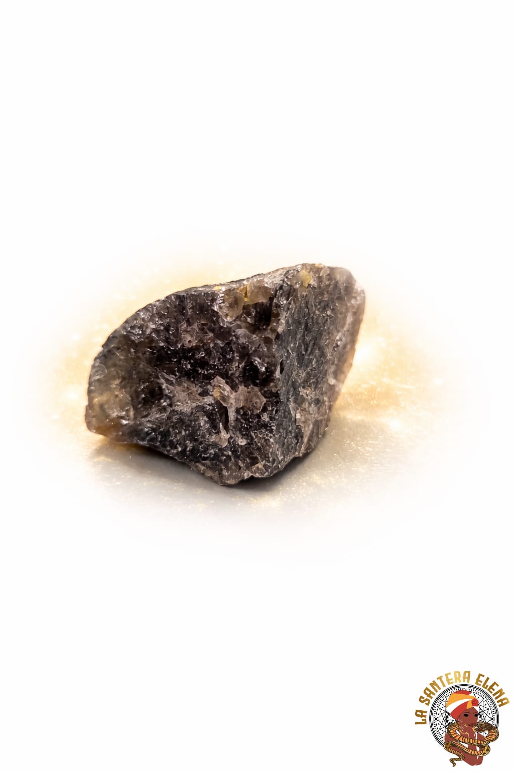 piedra preciosa cuarzo ahumado bruto