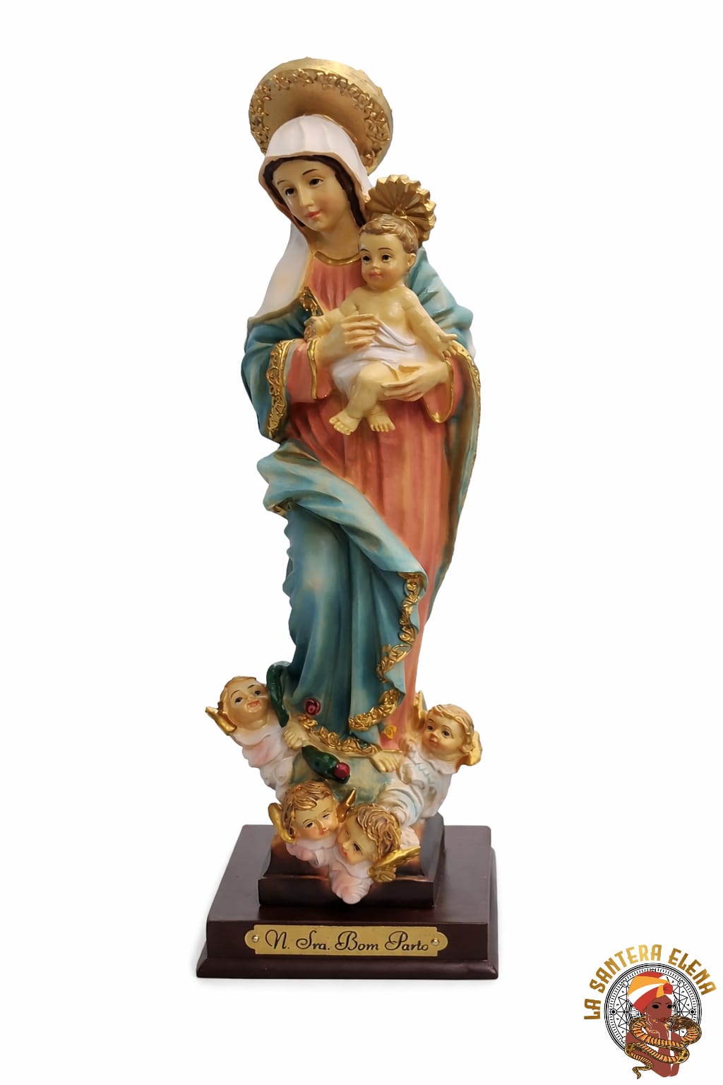 virgen del buen parto 24 cm
