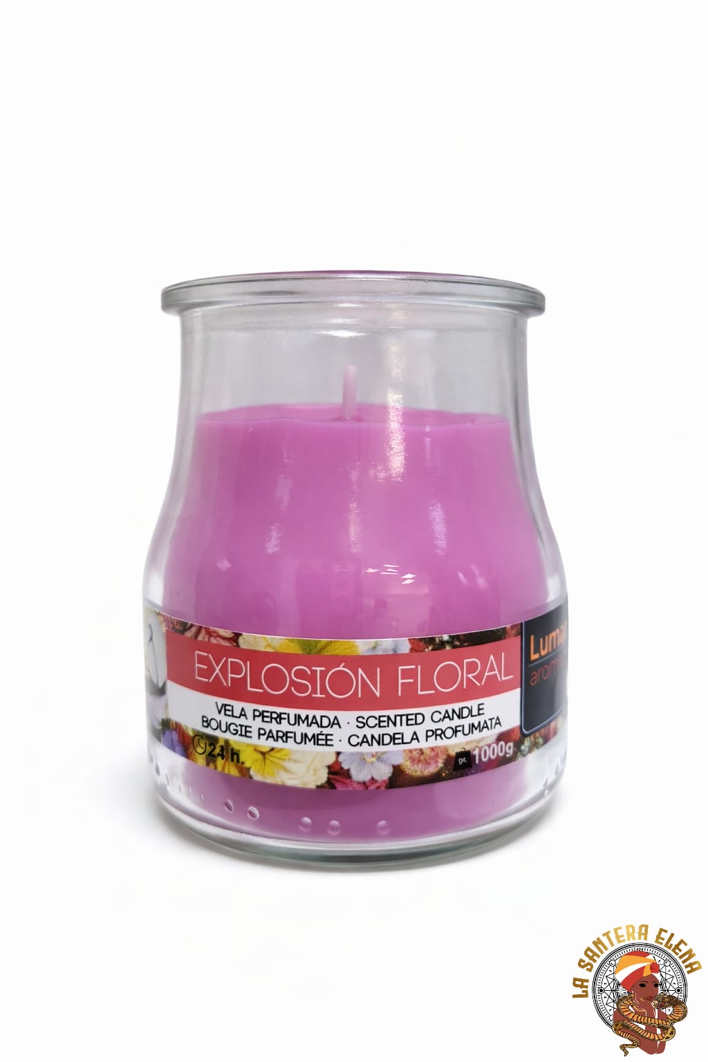 vaso yogurt perfumado , explosion floral