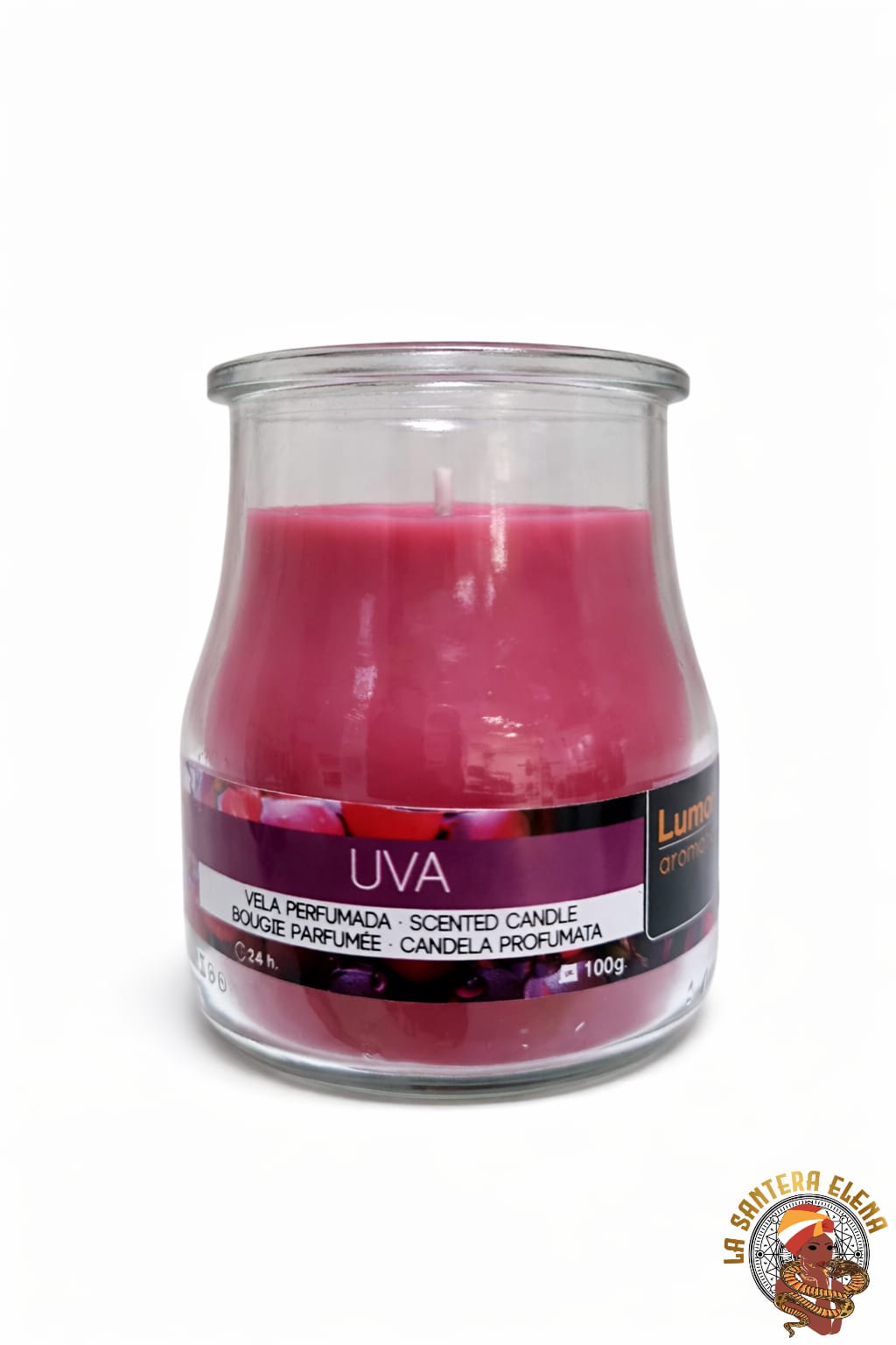 vaso yogurt,uva
