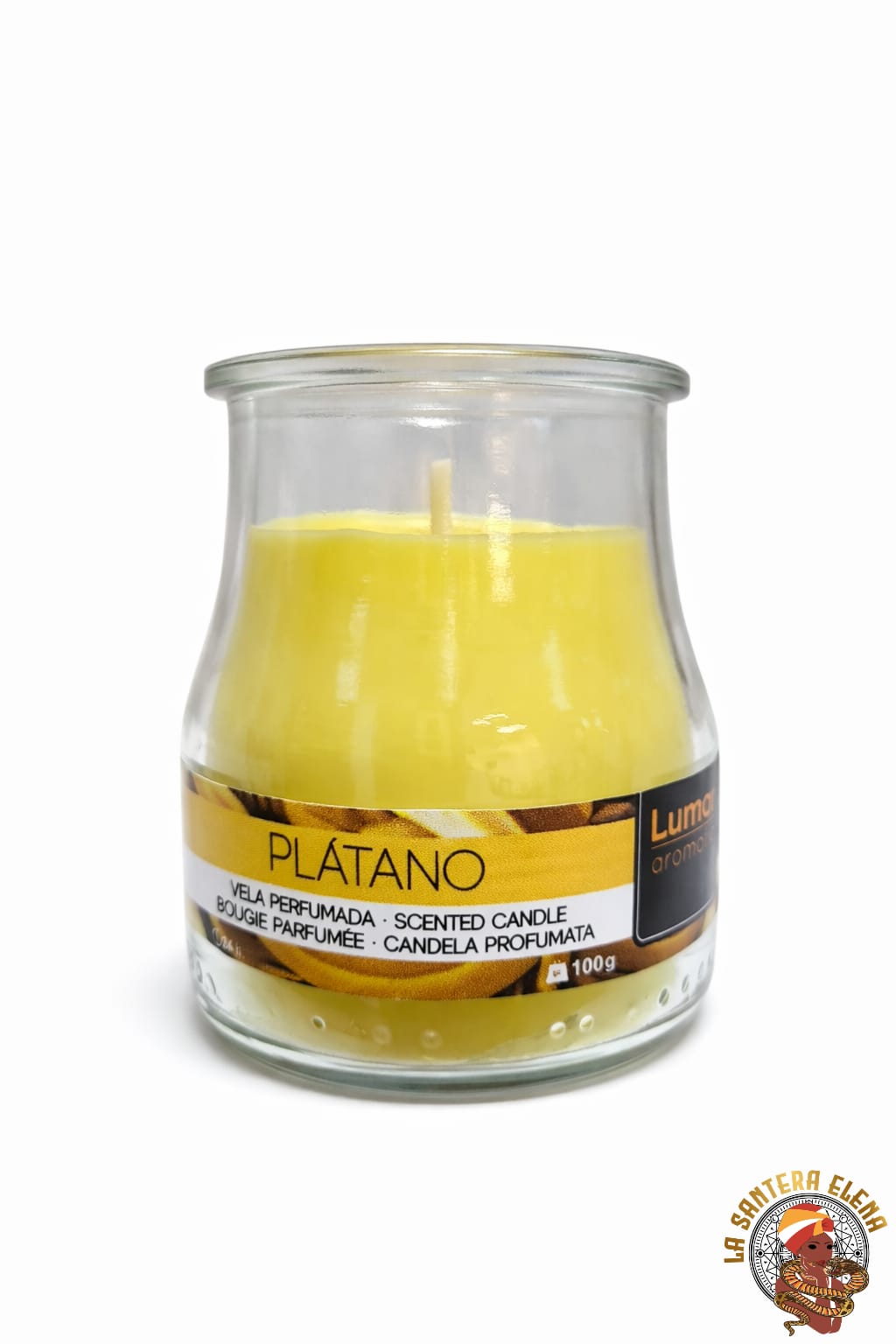 vaso yogurt perfumado, platano
