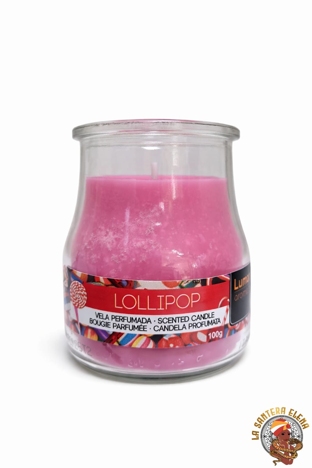 vaso yogurt perfumado lollipop