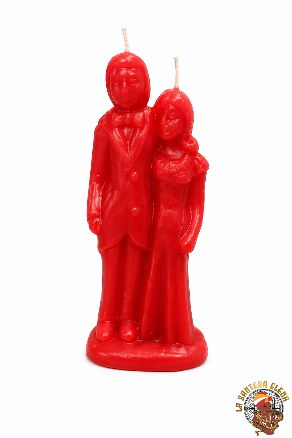 vela pareja matrimonio 14 cm (rojo)