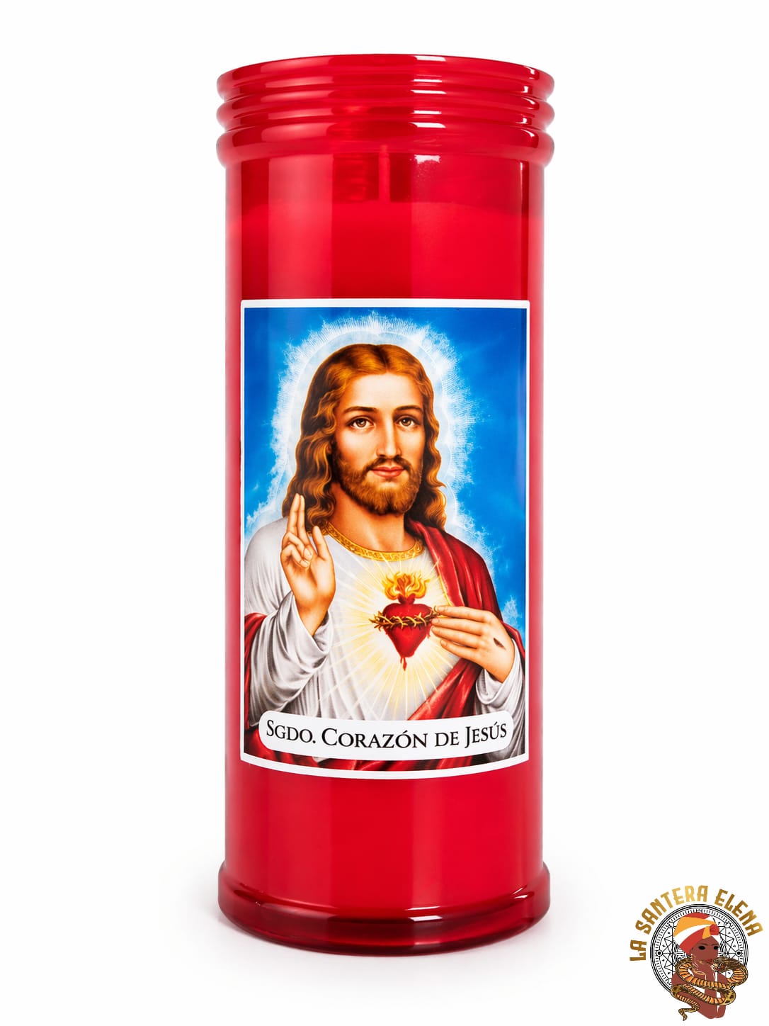 velon v- 5l corazon de jesus rojo