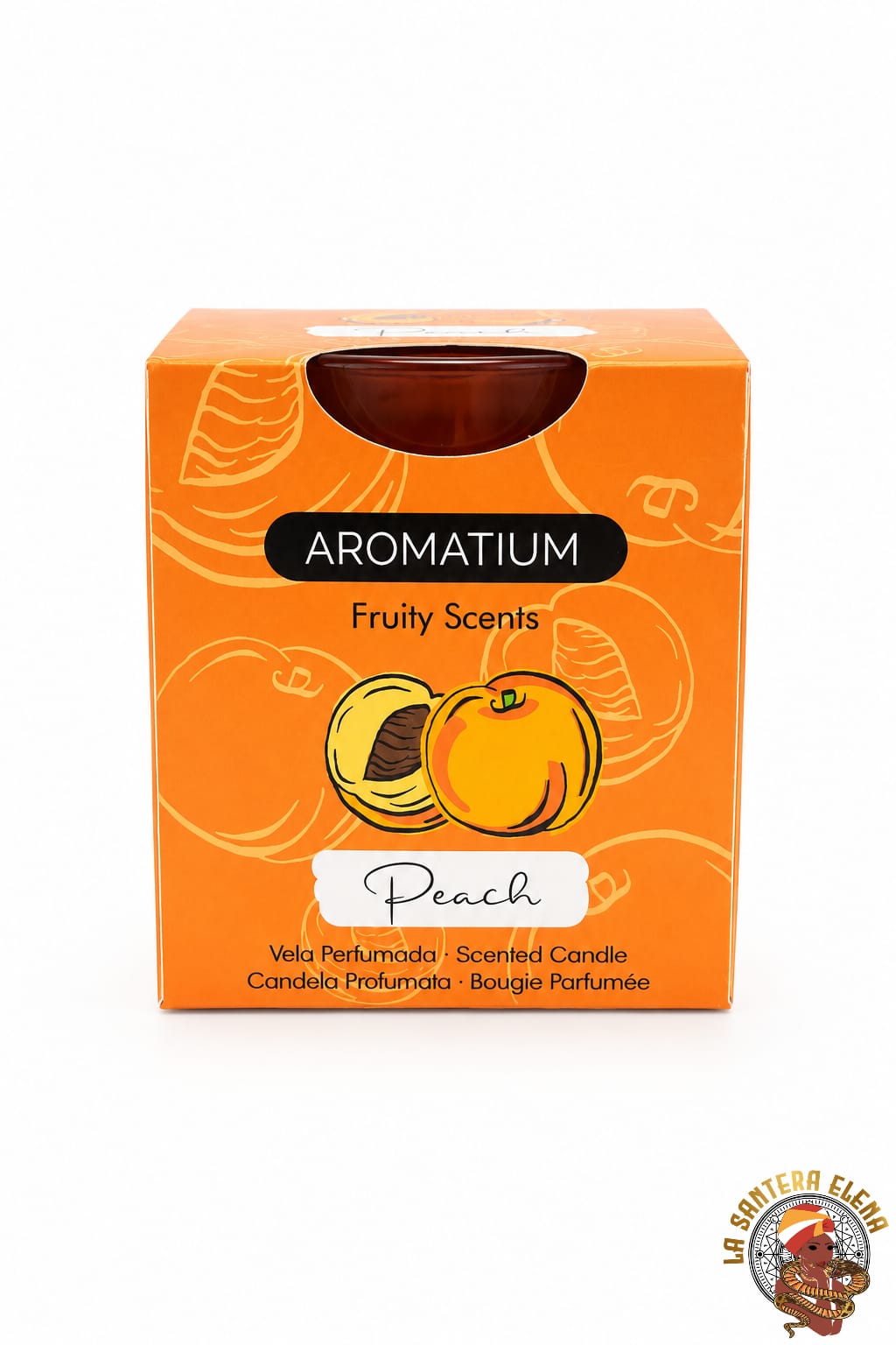 vela 3 fruity perfumado peach aromatium