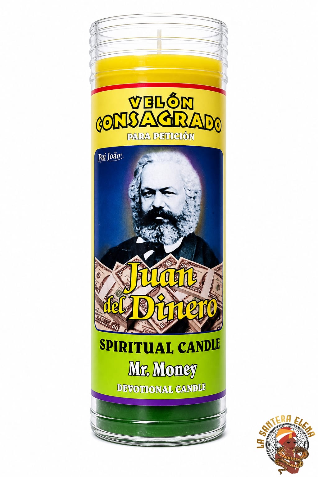 velon consagrado juan del dinero (incluye ritual) velon consagrado juan del dinero (incluye ritual)
