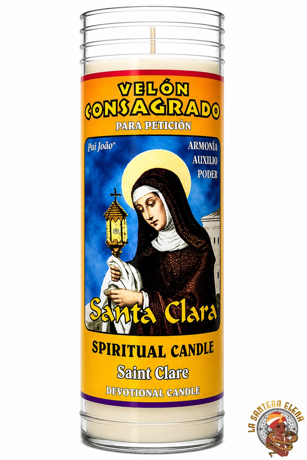 velon santa clara (incluye ritual) 15 x 5,5