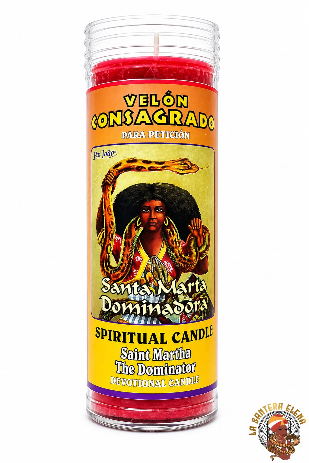 velon consagrado santa marta dominadora (incluye ritual) velon consagrado santa marta dominadora (incluye ritual)