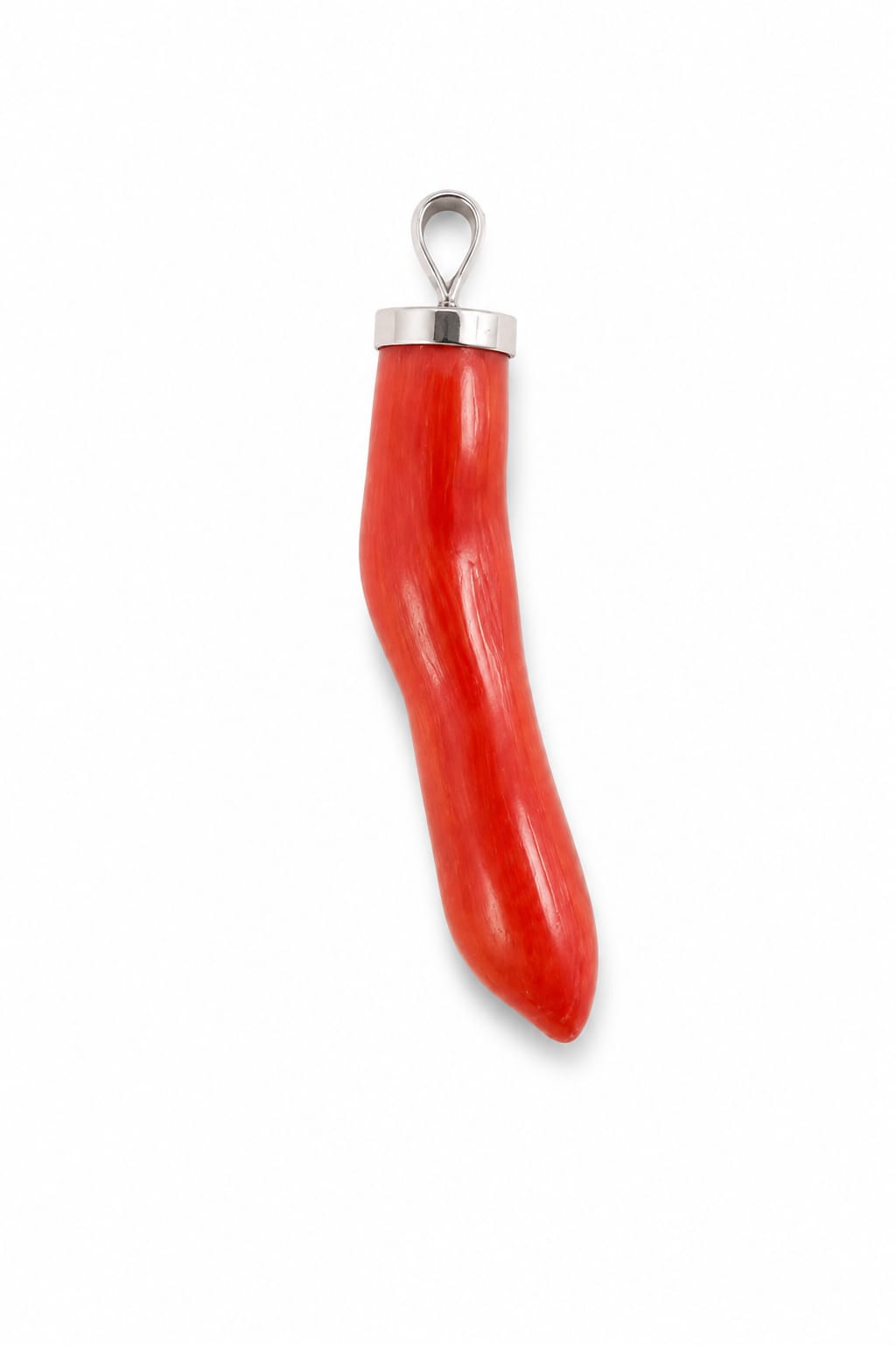 colgante bambu rojo